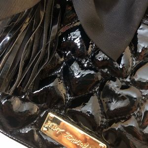 Betsy Johnson Black Purse